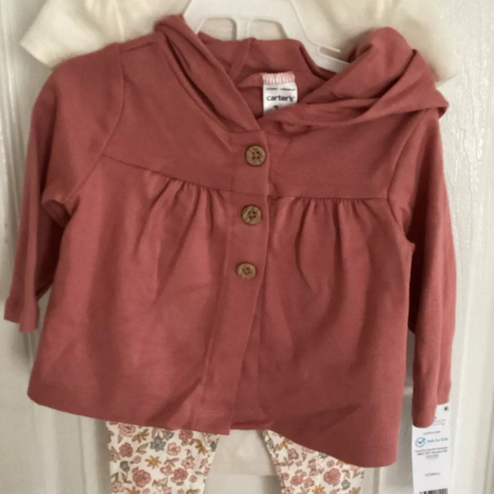 Carter's Pink Floral Baby‎ Outfit